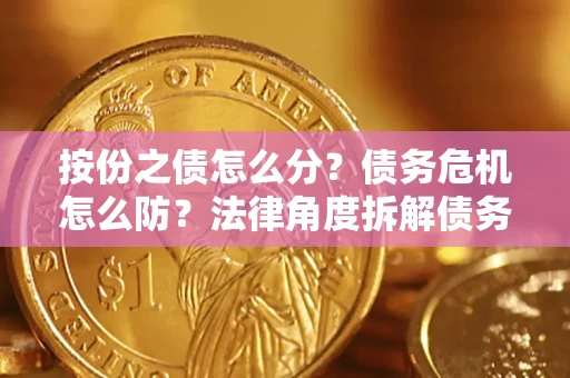 北京按份之债怎么分？债务危机怎么防？法律角度拆解债务分配与风险自保指南