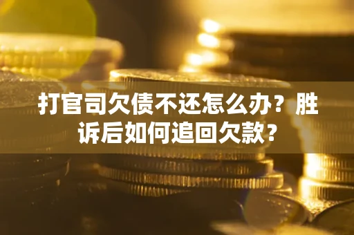 北京打官司欠债不还怎么办？胜诉后如何追回欠款？