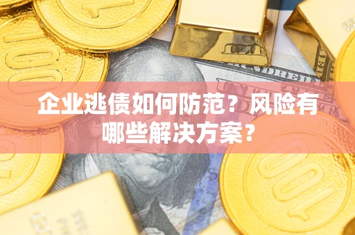 北京企业逃债如何防范？风险有哪些解决方案？