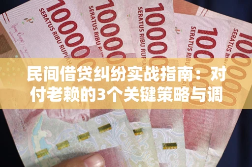 北京民间借贷纠纷实战指南：对付老赖的3个关键策略与调解盲区解析
