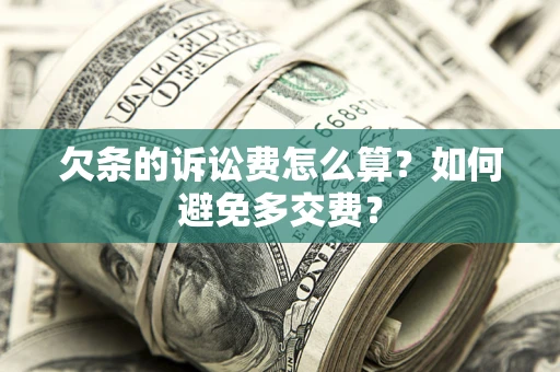 北京欠条的诉讼费怎么算？如何避免多交费？