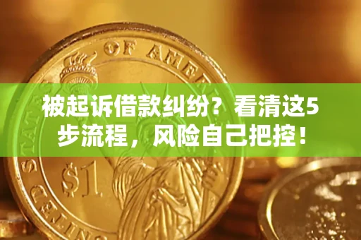 北京被起诉借款纠纷？看清这5步流程，风险自己把控！
